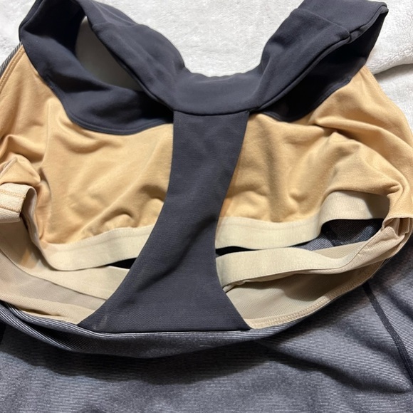 Grey Lululemon Scoop Neck T back Top - Picture 3 of 6